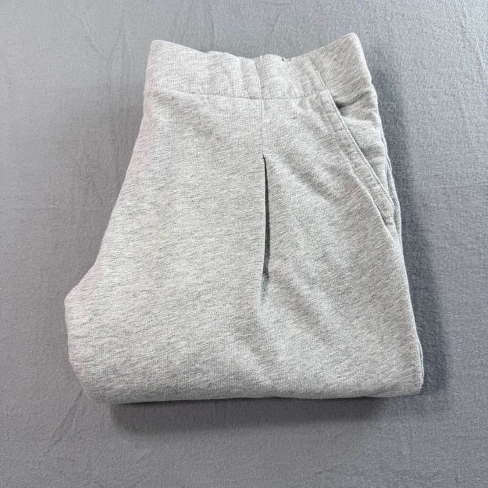 Aerie Wide Leg Lounge Pants Womens L Grey 100% Cotton Casual Elevated Luxe Chic - Picture 7 of 10